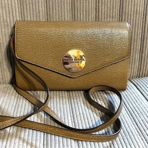Henri Bendel Gold Crossbody Bag